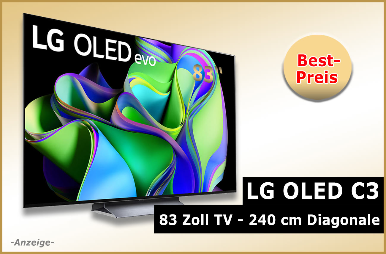 LG Angebot Aufmacher C3 83 Zoll