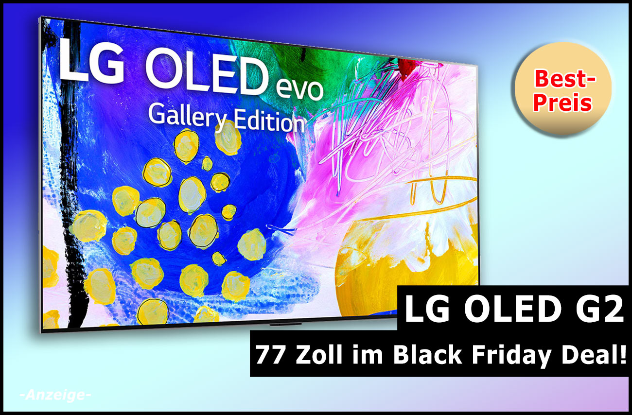 LG Angebot Aufmacher G2 77 Zoll Black Friday